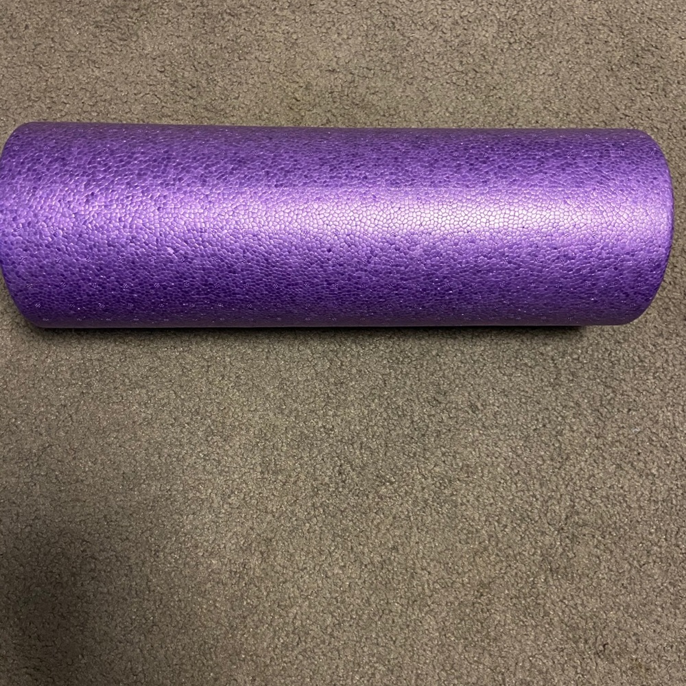 Purple foam roller